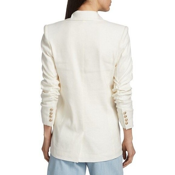 Generation Love SILVIA LINEN BLAZER‎ ECRU NWT SZ XS $495 - Picture 4 of 8